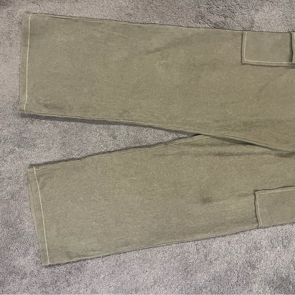 iZ BYER Girls Olive Corduroy Cargo Pants Girls 16 - Picture 6 of 11